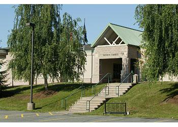 institution's auxiliary court entrance